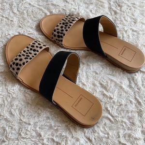 Dolce Vita Leopard Slides